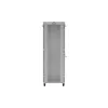 Lanberg 19" szabadon álló rack szekrény 47U/800X1000 üvegajtó, lapraszerelt, LCD kijelző, szürke