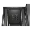 Lanberg 19" szabadon álló rack szekrény 22U/800X1200 perforált ajtó, lapraszerelt, fekete