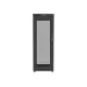 Lanberg 19" szabadon álló rack szekrény 27U/800X1200 lapraszerelt perforált ajtó, LCD kijelző, fekete