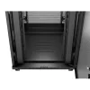 Lanberg 19" szabadon álló rack szekrény 37U/800X800, perforált ajtó, lapraszerelt, LCD kijelző, fekete