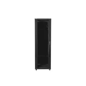   Lanberg 19" szabadon álló rack szekrény 42U/800X800 lapraszerelt, fekete