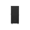 Lanberg 19" szabadon álló rack szekrény 47U/800X800 lapraszerelt, fekete