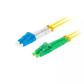   Lanberg Optikai patch SM LC/APC-LC/UPC duplex 0.5m LSZH G657A1 3.0mm sárga