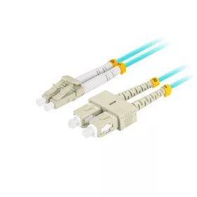   Lanberg Optikai patch MM LC/UPC-SC/UPC duplex 2m LSZH OM3 50/125 3.0mm aqua