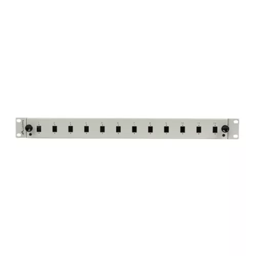 Lanberg 19" optikai patch panel 12xSC szimplex / 12xLC duplex szürke