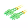 Lanberg Optikai patch SM SC/APC-SC/APC duplex 2m LSZH G657A1 3.0mm sárga
