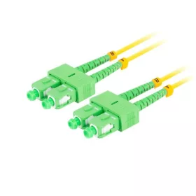   Lanberg Optikai patch SM SC/APC-SC/APC duplex 2m LSZH G657A1 3.0mm sárga
