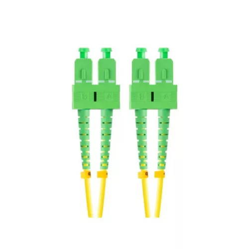 Lanberg Optikai patch SM SC/APC-SC/APC duplex 2m LSZH G657A1 3.0mm sárga