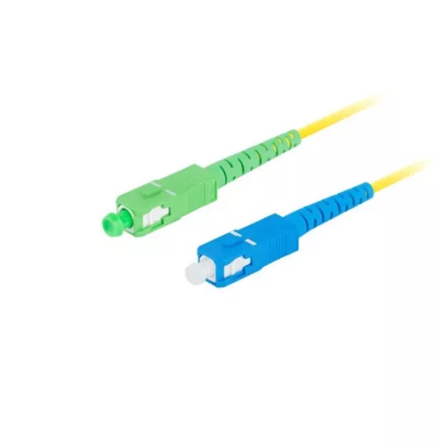 Lanberg Optikai patch SM SC/APC-SC/UPC szimplex 1m LSZH G657A1 3.0mm sárga