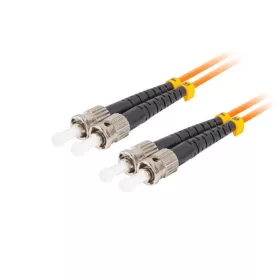   Lanberg Optikai patch MM ST/UPC-ST/UPC duplex 1m LSZH OM2 50/125 3.0mm narancssárga