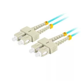   Lanberg Optikai patch MM SC/UPC-SC/UPC duplex 1m LSZH OM3 50/125 3.0mm aqua