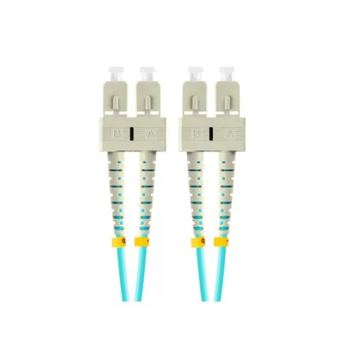 Lanberg Optikai patch MM SC/UPC-SC/UPC duplex 3m LSZH OM3 50/125 3.0mm aqua