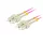 Lanberg Optikai patch MM SC/UPC-SC/UPC duplex 1m LSZH OM4 50/125 3.0mm lila