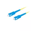Lanberg Optikai patch SM SC/UPC-SC/UPC szimplex 5m LSZH G657A1 3.0mm sárga
