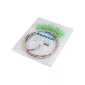   Lanberg Optikai pigtail SM 12xSC/APC SEMI TIGHT 9/125 G657A1 színes 2m
