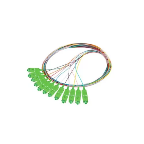 Lanberg Optikai pigtail SM 12xSC/APC SEMI TIGHT 9/125 G657A1 színes 2m