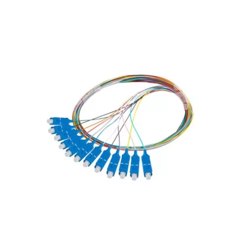 Lanberg Optikai pigtail SM 12xSC/UPC 9/125 G657A1 színes SEMI TIGHT 2m
