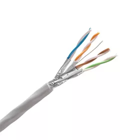   KELine Cat.6A, 10Giga kábel STP 4x2xAWG23 (550 MHz), LSOH halogénmentes, Dca, 500m dob