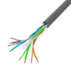 Lanberg Cat.6 U/UTP réz fali kábel 100m, AWG24, PVC, 250Mhz, Eca, szürke, CPR