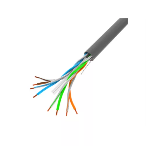Lanberg Cat.6 U/UTP réz fali kábel 305m, AWG24, PVC, 250Mhz, Fca, szürke