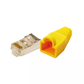   LogiLink MP0015 Cat5 moduláris csatlakozó - 100db/cs - Sárga
