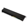LogiLink Cat.6 patch panel 24-port 19" STP, fekete, EconLine