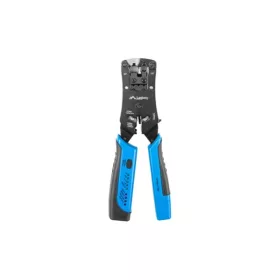   Lanberg Krimpelő szerszám RJ45 RJ11 RJ12 csatlakozókhoz és kábel teszter egyben