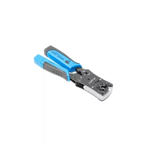 Lanberg Krimpelő szerszám RJ45 RJ11 RJ12 csatlakozókhoz és kábel teszter egyben