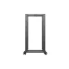 Lanberg 19" 32U 600x1000 szabadon álló rack keret, fekete