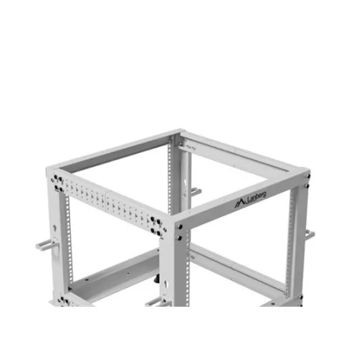 Lanberg 19" 9U 600x600-1100 (állítható mélységű) szabadon álló rack keret, szürke