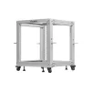 Lanberg 19" 12U 600x600-1100 (állítható mélységű) szabadon álló rack keret, szürke