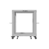 Lanberg 19" 12U 600x600-1100 (állítható mélységű) szabadon álló rack keret, szürke