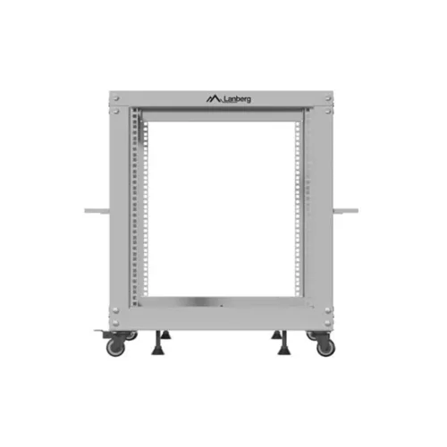 Lanberg 19" 12U 600x600-1100 (állítható mélységű) szabadon álló rack keret, szürke