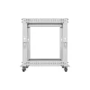 Lanberg 19" 12U 600x600-1100 (állítható mélységű) szabadon álló rack keret, szürke