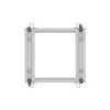 Lanberg 19" 12U 600x600-1100 (állítható mélységű) szabadon álló rack keret, szürke