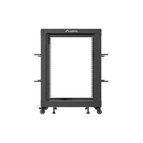 Lanberg 19" 15U 600x600-1100 (állítható mélységű) szabadon álló rack keret, fekete
