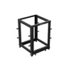 Lanberg 19" 15U 600x600-1100 (állítható mélységű) szabadon álló rack keret, fekete