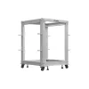 Lanberg 19" 15U 600x600-1100 (állítható mélységű) szabadon álló rack keret, szürke