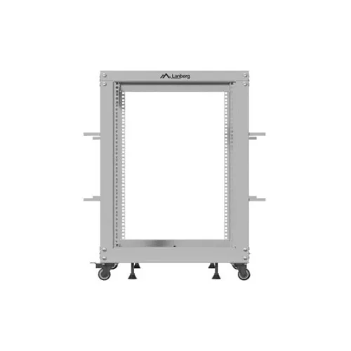 Lanberg 19" 15U 600x600-1100 (állítható mélységű) szabadon álló rack keret, szürke