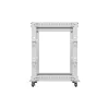 Lanberg 19" 15U 600x600-1100 (állítható mélységű) szabadon álló rack keret, szürke