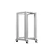 Lanberg 19" 22U 600x800 szabadon álló rack keret, szürke