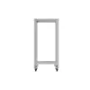 Lanberg 19" 22U 600x800 szabadon álló rack keret, szürke