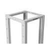 Lanberg 19" 22U 600x800 szabadon álló rack keret, szürke