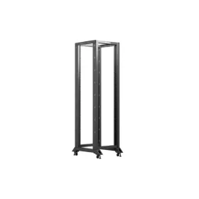   Lanberg 19" 42U 600x800 szabadon álló rack keret, fekete V2