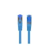 Lanberg patch kábel, Cat6a S/FTP LSZH CCA 0,5 m, kék 