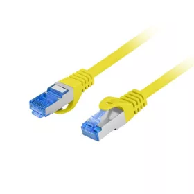 Lanberg patch kábel, Cat6a S/FTP LSZH CCA 0,5 m, sárga 