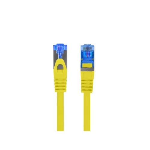 Lanberg patch kábel, Cat6a S/FTP LSZH CCA 0,5 m, sárga 