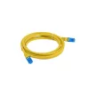 Lanberg patch kábel, Cat6a S/FTP LSZH CCA 0,5 m, sárga 