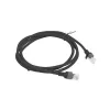 Lanberg patch kábel Cat5e UTP 1,5 m, fekete 