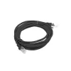 Lanberg patch kábel Cat5e UTP 3 m, fekete 